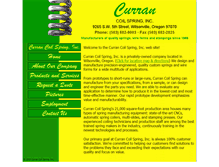 Tablet Screenshot of currancoilspring.com